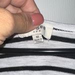 Umgee  Black and White Striped Short Sleeve Top Photo 3