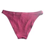 Good American 7 4X Plus Classic Bikini Swim Bottoms Hawaiian Pink Metallic NWT Photo 1