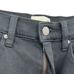 Aritzia Wilfred Free Tanit Denim Skirt Mini Raw Hem Black Wash Size 2 Photo 7