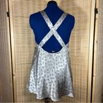 Josie by Natori Floral Satin Chemise, Size: Latge Silver Size L Photo 1