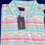 Bad Birdie Women's‎ XXL Aqua Pink Aztec Print Sleeveless Comfy Collar Golf Shirt Blue Size undefined Photo 6