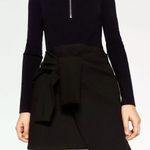 ZARA mini crossover front bow skirt Size XS Photo 4