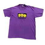 Anvil Vintage  Purple Tweety Bird Single Stitch Embroidered Graphic Tee Size XL Photo 9
