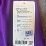 Lululemon  Align High-Rise Skirt College Purple Size 12 Photo 3