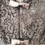 Anthropologie Long Sleeve Lace Romper, Size 8 Photo 10