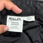 Rolla’s NWT 29 Washed Black Dusters Bootcut High Rise Slim Boot Denim Jeans Photo 3