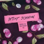 Betsey Johnson Short Sleeve Stretch Crepe Dress with Cherry Lining Pink … Photo 7