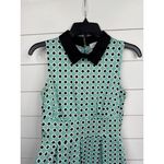 Closet London Mint Green Blue White Geometric Sleeveless Dress Size US 6 Uk10 Photo 1