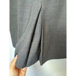 J.Crew  Dress Women 2 Gray Wool Blend Sleeveless Scoop Neck Sheath Career Preppy‎ Photo 7