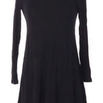 ASOS  black jersey long sleeve dress keyhole back size US 2‎ Photo 0