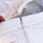 Proenza Schouler White Label fringed cotton-blend tweed mini skirt size 8 medium Photo 9