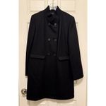Braetan Women's Warm Wool Blend Black 6 Button Up Pea Coat Jacket Size Medium Photo 2