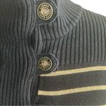 Ralph Lauren Black and Gold Turtleneck Sweater Photo 2