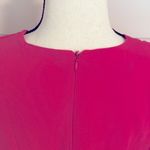 Belongsci| Magenta pink lined dress with ruffled 3/4 sleeve Size M Photo 5