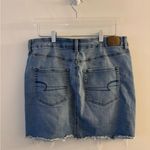 American Eagle Outfitters Distressed High Rise Mini Skirt Size 16 Photo 1