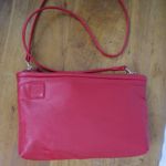 Amanda Smith Vintage Red Leather Crossbody-Shoulder Purse Photo 3