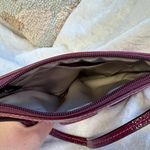 Coach Signature Burgundy Wristlet Photo 3