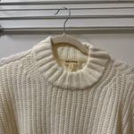 GRLFRND  Cream Knit Sweater Small Photo 1