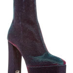 Giuseppe Zanotti  Notturna Iridescent Platform Ankle Booties - 39.5 / 8.5 Photo 0