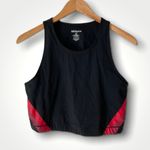 All Access Black & Red Stripe Sports Bra Photo 2