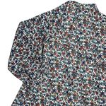 J.Crew  Micro Floral V Neck Long Sleeve Mini Dress XS Photo 5