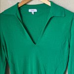 Reiss  merino wool collared knit v neck sweater Photo 3