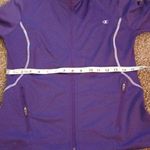 Champion purple athletic zip up sweater size small Photo 11