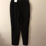 Nine West Women’s black belted pull on dress slacks pants tapered medium 8-10 NWT Photo 2