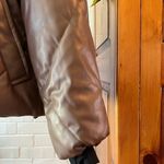 BCBGeneration BCBG GENERATION drop shoulder short duvet puffer jacket faux fur lined Photo 8