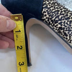 Madewell  The Maddie Heels Speckle Leopard Calf Hair RARE Women’s size 7.5 Pumps Photo 12