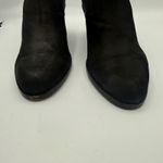 Eileen Fisher  Even Tumbled Nubuck Bootie Black Suede Block Heel Ankle size 8.5 Photo 5