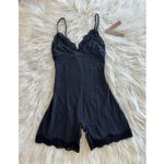 SKIMS  Fits Everybody Lace Triangle Onesie Onyx Size Small Photo 6