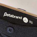 Betabrand NWT Women’s Dress Pant Yoga Pants Dark Charcoal Grey Size Large Petite Photo 5