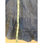 LRL Vintage Sleeveless Nautical Denim Dress Fit & Flare Lace Up Front EUC Sz 8 Blue Photo 12