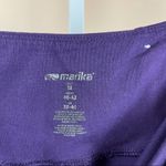 Marika Medium Yoga High Rise Cut Out Leggings Dark Purple Jewel Tone Workout Photo 4