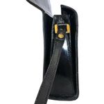 Nordstrom Vintage Black Leather Box Purse Crossbody Handbag - Made in Italy Photo 10