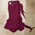Bershka  lace burgundy set  Photo 0