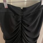 Bebe NEW! Black Hi Low Ruffle Scrunch Skirt Photo 2