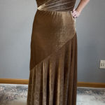 Mia Joy Joyfolie Womens Taupe Velvet Maxi Dress Size M V Photo 0
