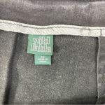 Wild Fable Women's 24 Plus Black Notch Front Seamed Denim Mid-Rise Mini Skirt Photo 4