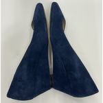 Talbots NEW  Laney Asymmetrical Wedges Indigo Blue Size 9.5M Office Business Photo 6