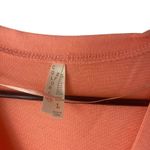 Col Story Y2k Large Peach Pink Button Deep V Neck Long Sleeve Thermal Cap Top Photo 3