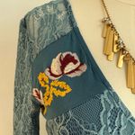 Miami Teal Lace Mini Dress NWOT Photo 1