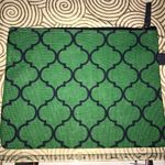 G! Cosmetics Bag green w/ navy lantern design BNWT Photo 1