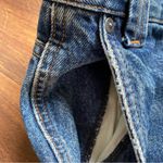 KHAITE  Charlene 100% Cotton Denim Skirt Front Split Midi A-Line Photo 6