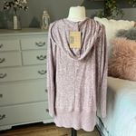 Chance or Fate Oversized Hoodie Comfy Heather Plum Pullover  Long Tunic Womens XS Photo 10