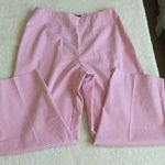 IZOD NWT Vintage Pink Gingham Stretch Capris - Sz 6 Photo 4