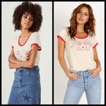 💕SPELL & THE GYPSY💕 Lone Star Tee 70's Boho Chic Red Size XS Photo 8