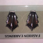 M. Jent Vintage Silver Tone Retro Boho Fashion Earrings Photo 1