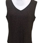 Ronni Nicole Blouse Womens Size XL Black Sleeveless Tank Top vintage Photo 0